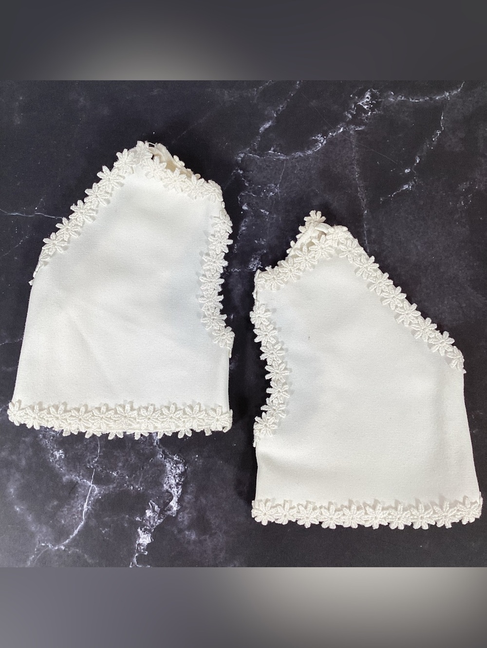 Vintage Pair Elegant Fingerless Gloves Wedding